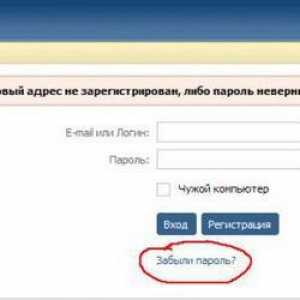`В Контакте`: ați uitat parola și logați-vă. Cum pot returna un cont?