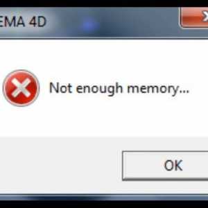 Nu există suficientă memorie în sistem: cum pot remedia această problemă?