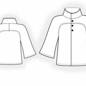 Model de haină cu manșon brodat (`Burda`). Modele populare coat pentru femei