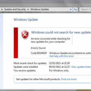 Windows 7: Eroare la actualizare. Cum să scapi de ea