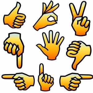 Gesturi cu degetele și semnificația lor