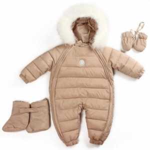 Iarnă pentru copii de iarnă cu blană naturală - confort, ușurință, libertate de mișcare
