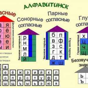 Analiza sunetelor cuvintelor în limba rusă: diagrama